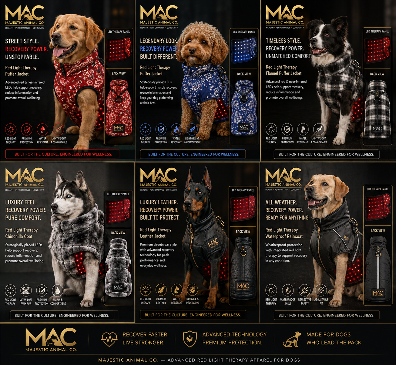 MAC therapy jacket collection