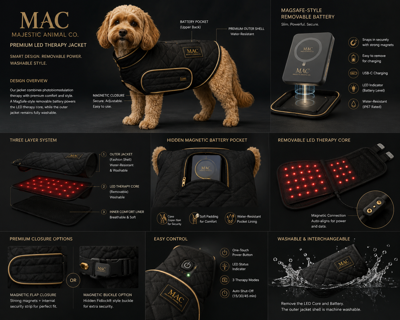 Premium LED Therapy Jacket